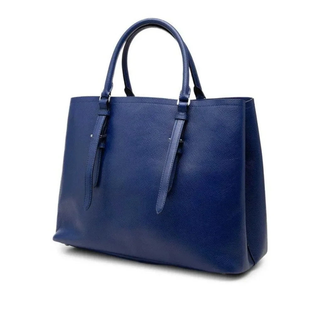 Prada Triangle Logo Tote
